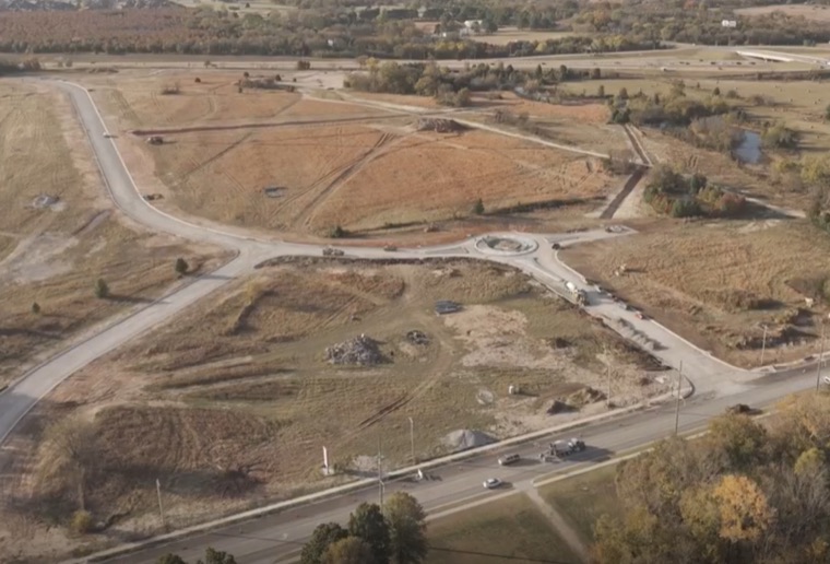 Aerial view of the Arrow Forge site in Broken Arrow